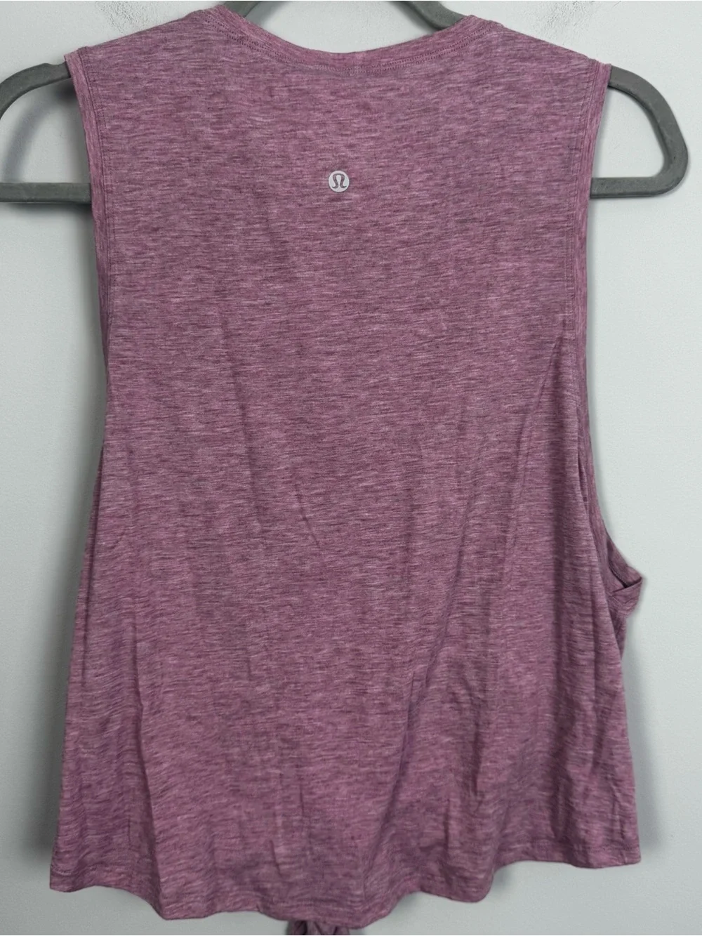 LULULEMON | Mauve Sleeveless Tie-Front V-Neck Tank Top Women’s Size 12